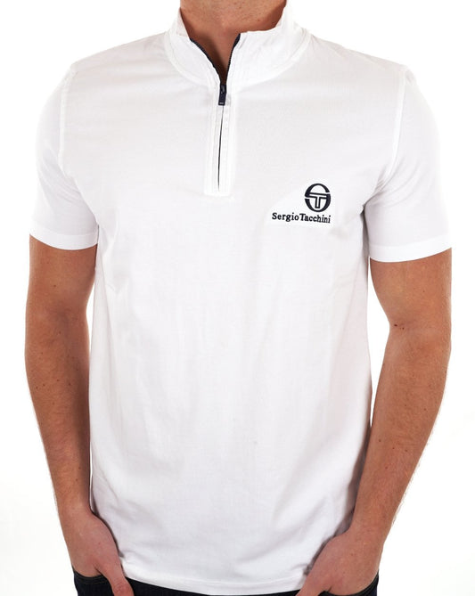 Sergio Tacchini Daytone 1/4 Zip Top White