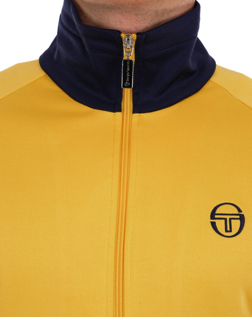 Sergio Tacchini Dallas Track Top Yellow Navy
