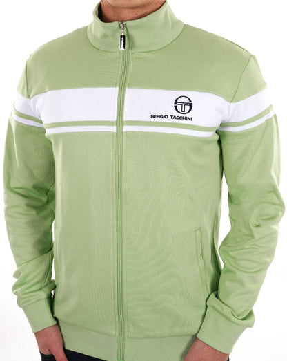 Sergio Tacchini Masters Track Top Lt Green White
