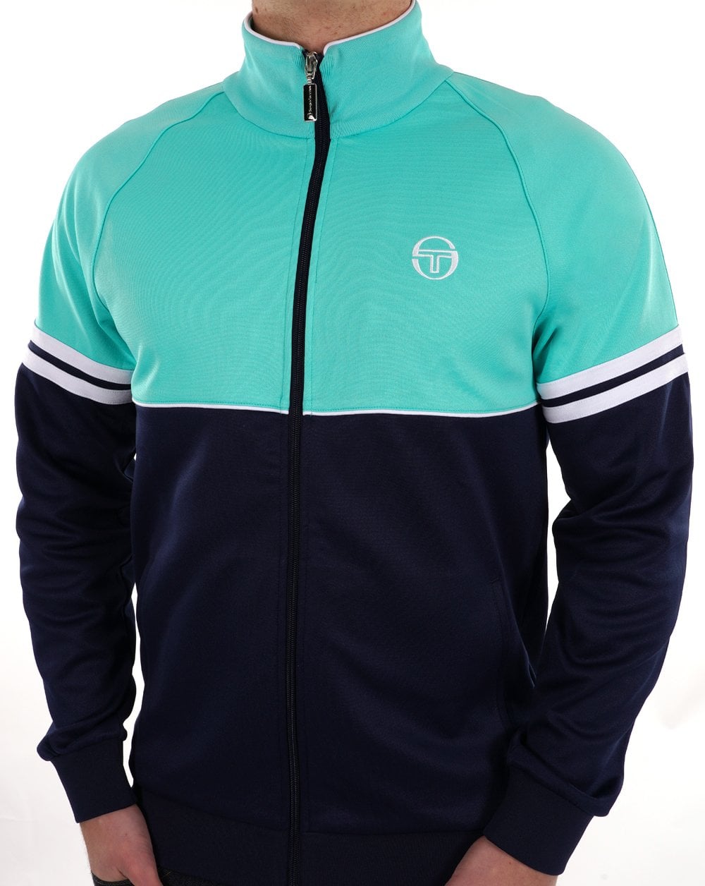 Sergio Tacchini Orion Track Top Pool Blue Navy