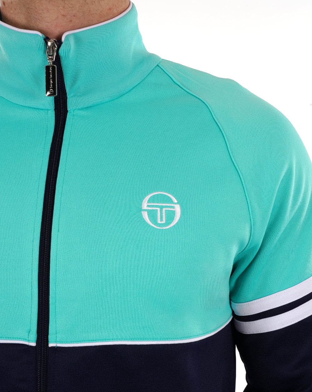 Sergio Tacchini Orion Track Top Pool Blue Navy