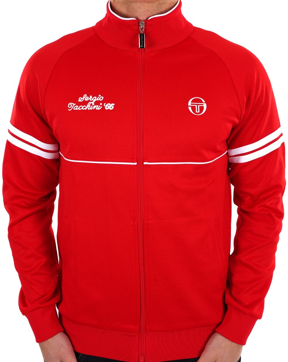 Sergio Tacchini Orion Davis Track Top Red White