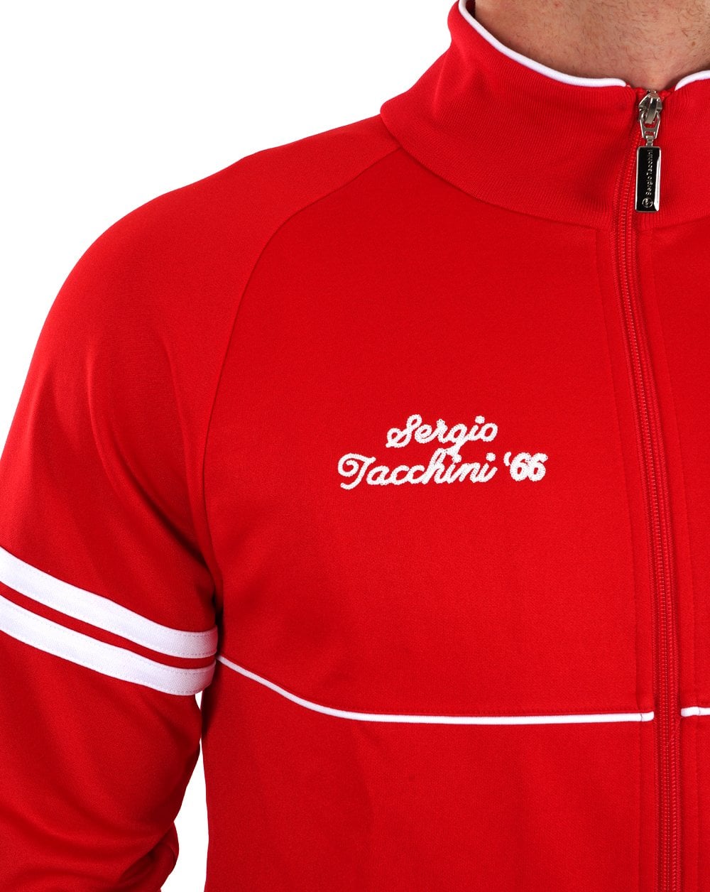 Sergio Tacchini Orion Davis Track Top Red White