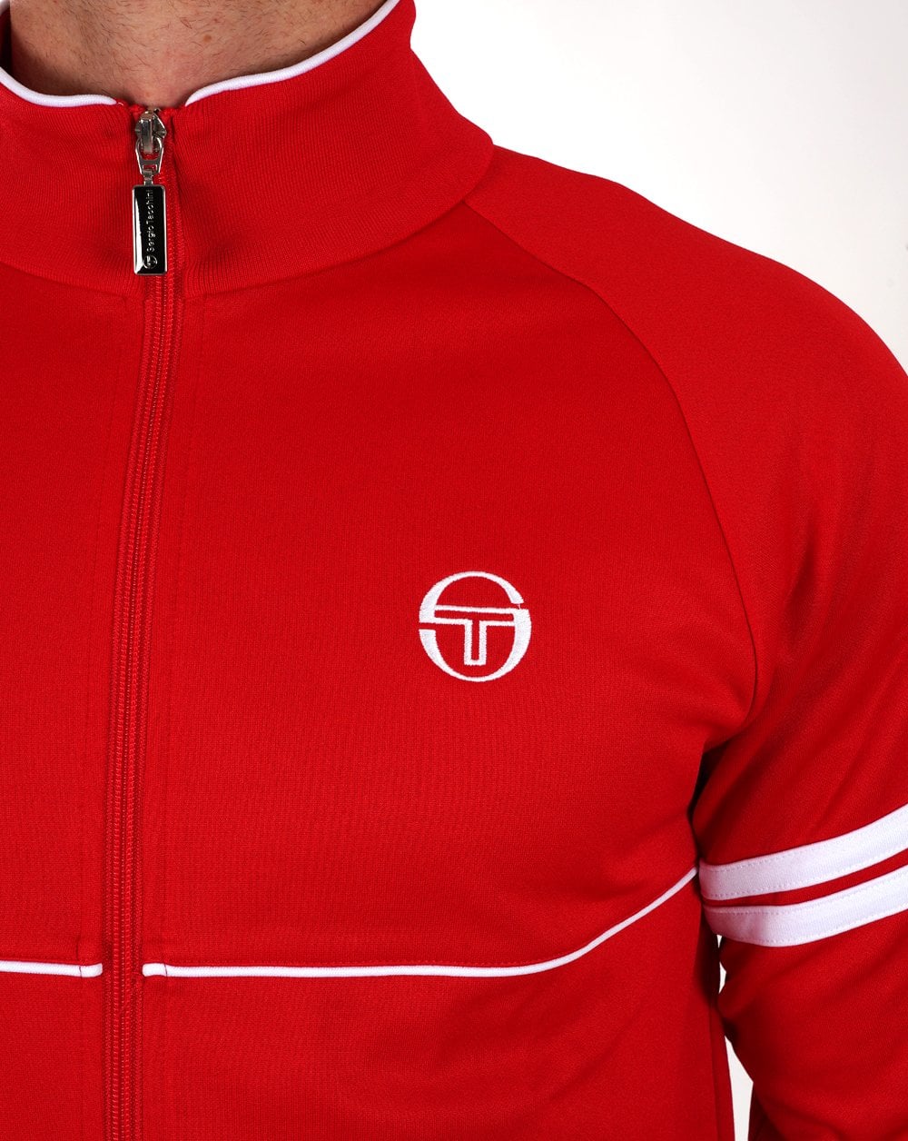 Sergio Tacchini Orion Davis Track Top Red White
