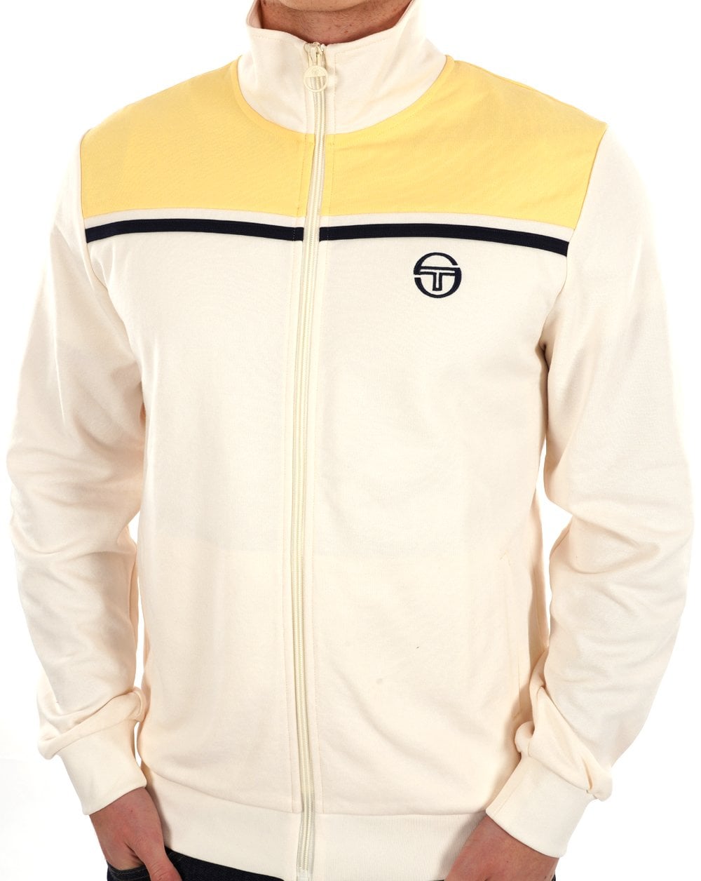 Sergio Tacchini Young Line MK2 Track Top Gardenia Yellow