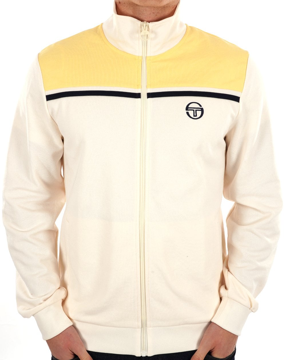 Sergio Tacchini Young Line MK2 Track Top Gardenia Yellow