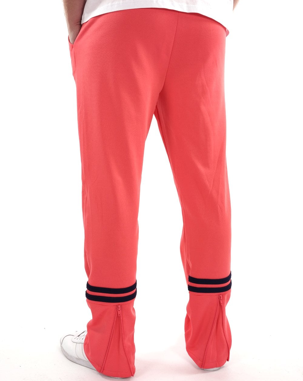 Sergio Tacchini Zip Bottom Track Pants Deep Coral