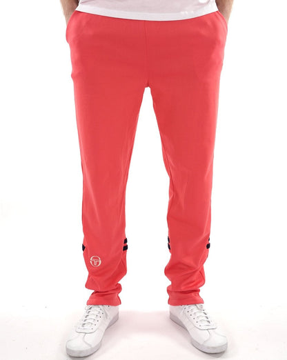 Sergio Tacchini Zip Bottom Track Pants Deep Coral