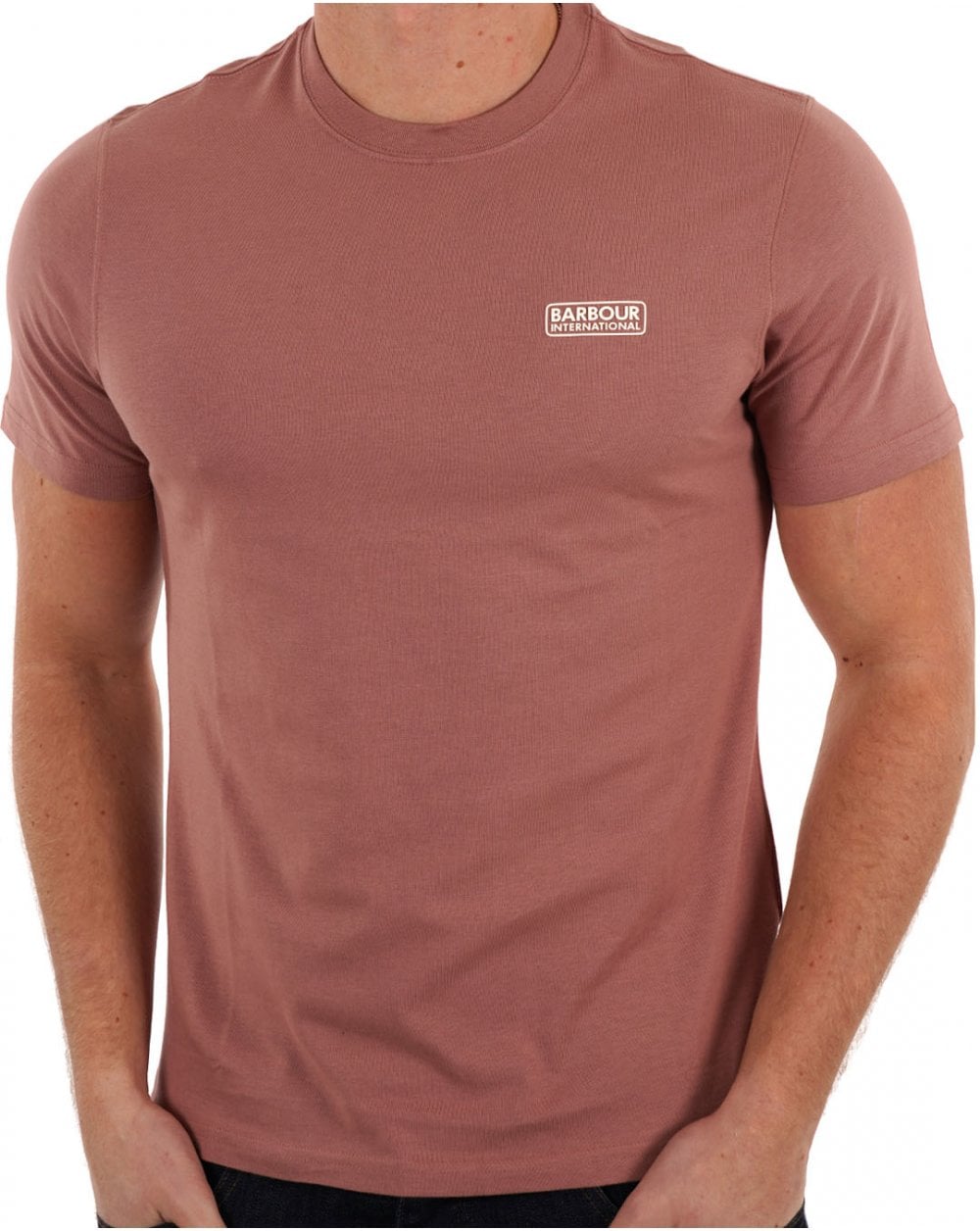 Barbour International Small Logo T-shirt Vintage Pink