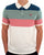 Fila Vintage Talos Striped Polo Shirt Off White