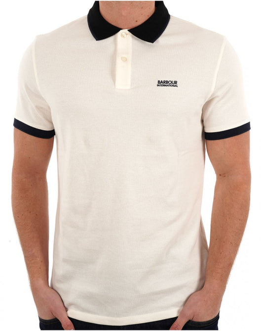 Barbour International Howall Polo Whisper White
