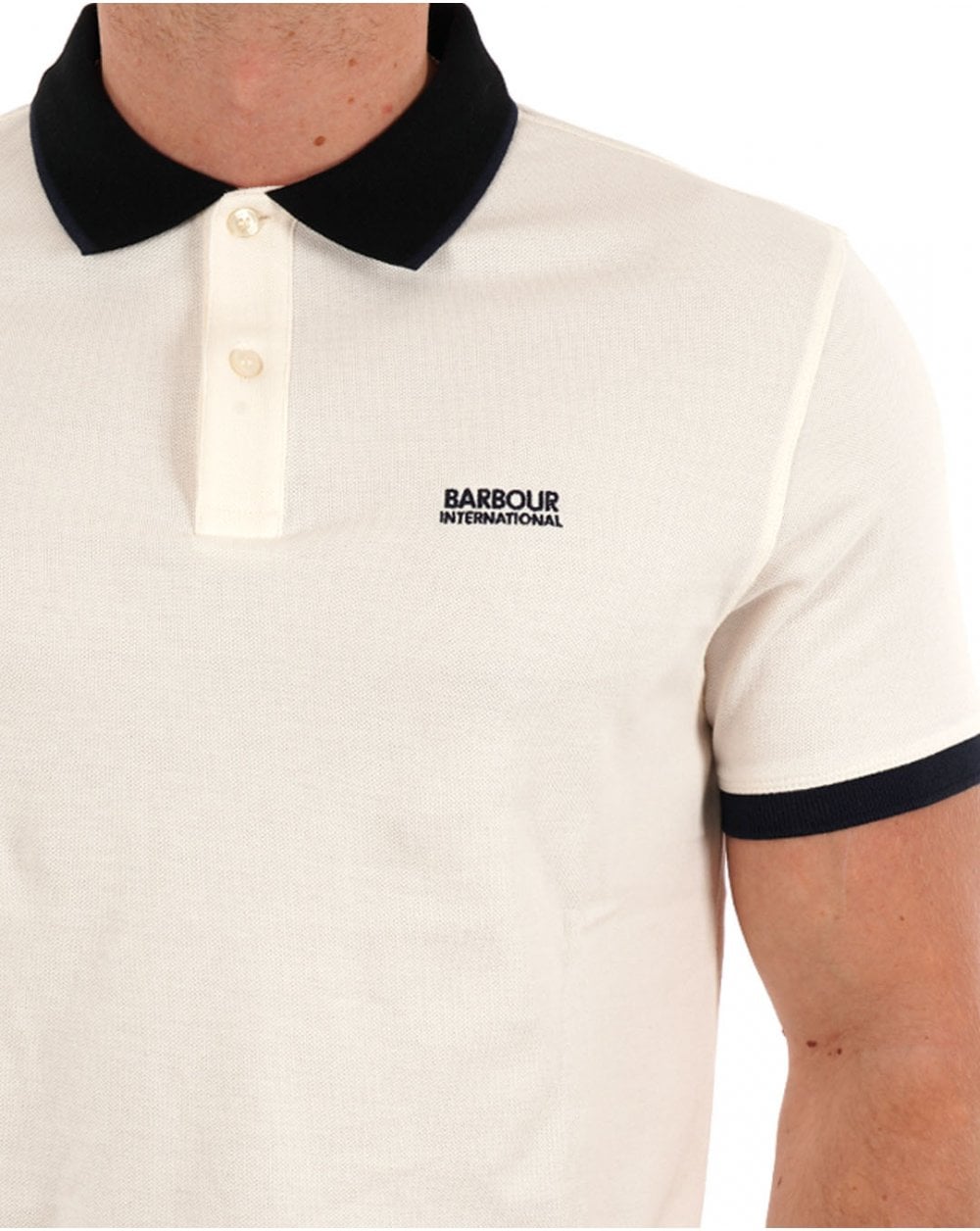 Barbour International Howall Polo Whisper White