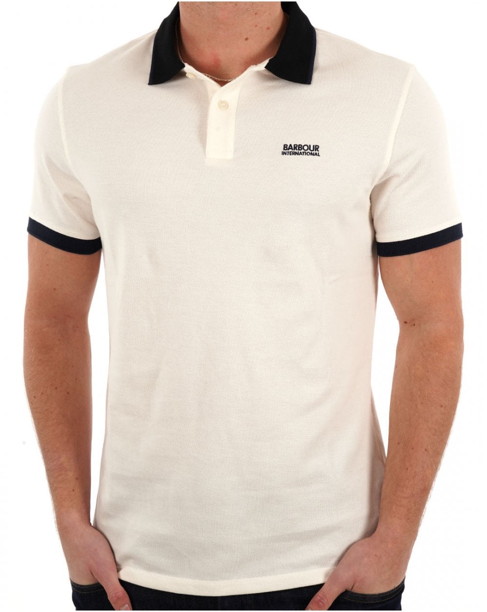 Barbour International Howall Polo Whisper White