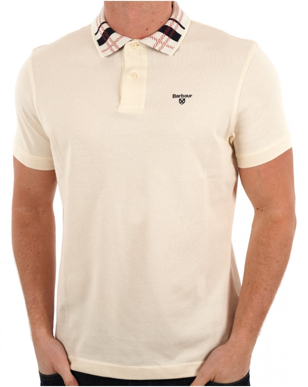 Barbour Trematon Polo Shirt Antique White