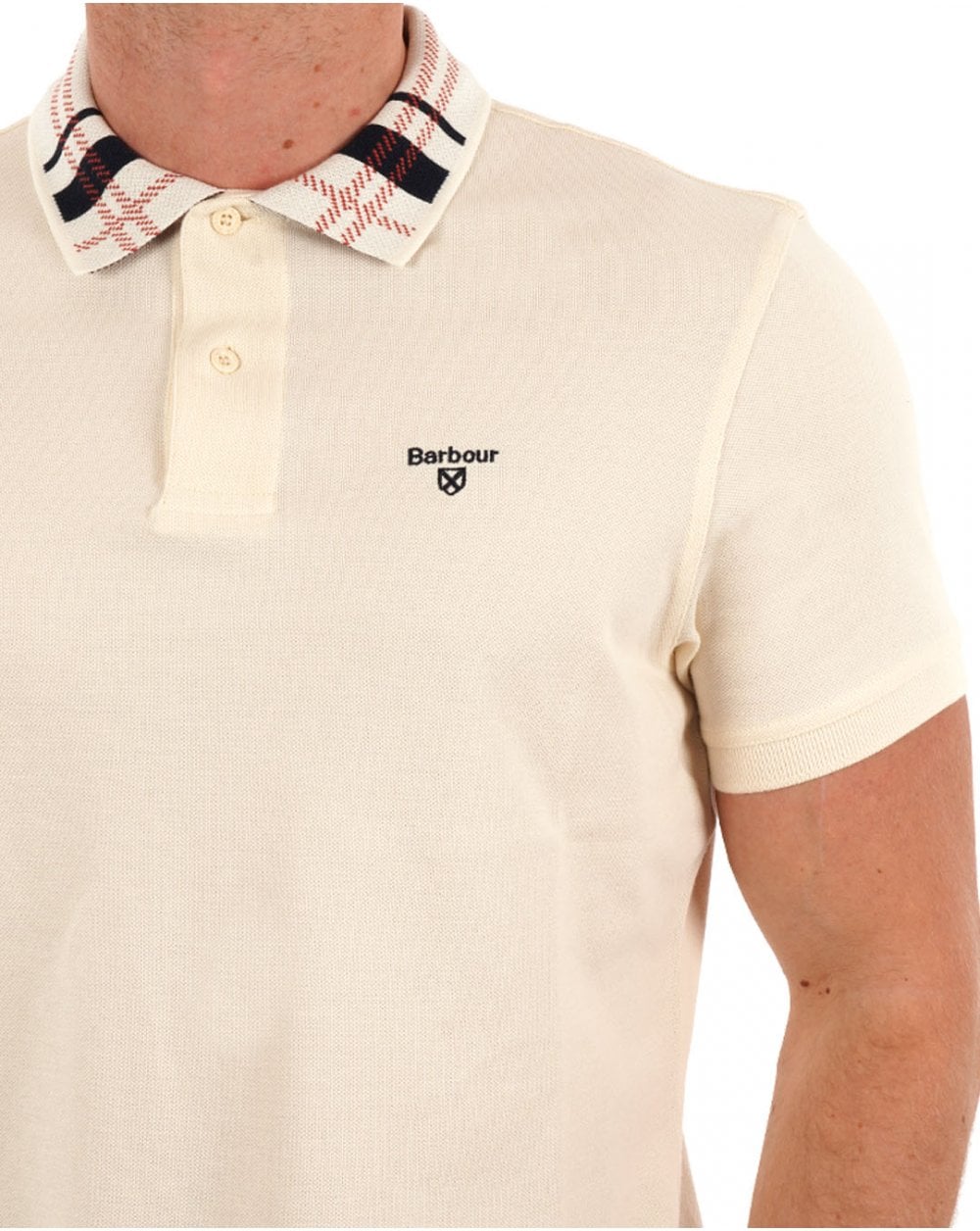 Barbour Trematon Polo Shirt Antique White