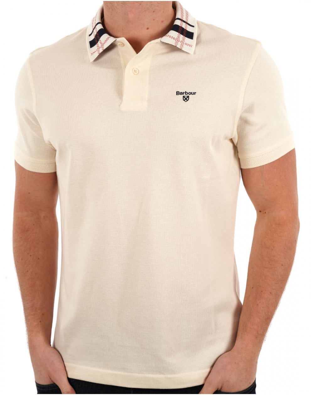 Barbour Trematon Polo Shirt Antique White