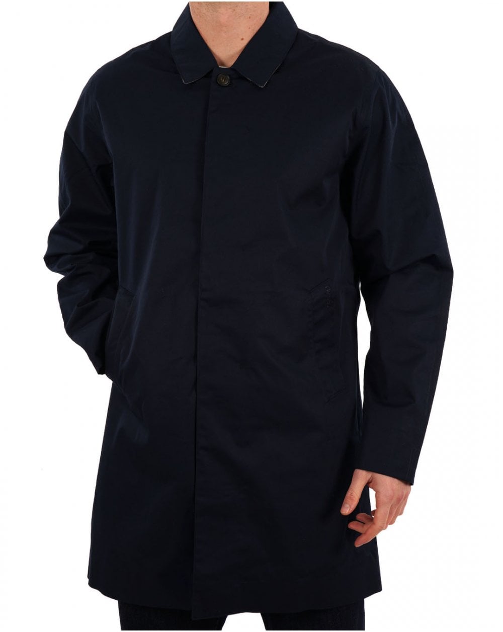 Barbour Rokig Waterproof Mac Navy