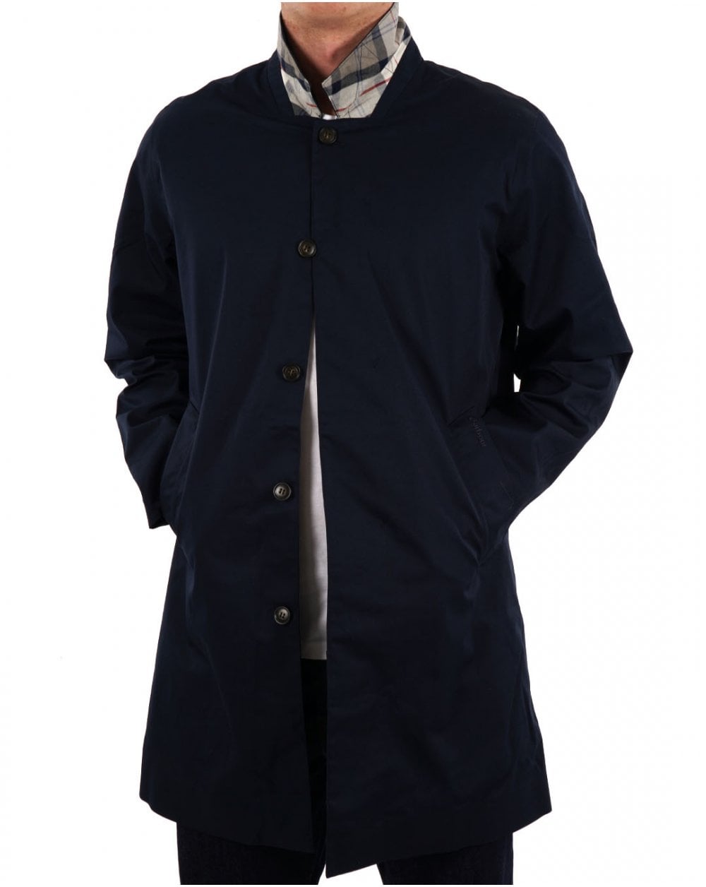 Barbour Rokig Waterproof Mac Navy