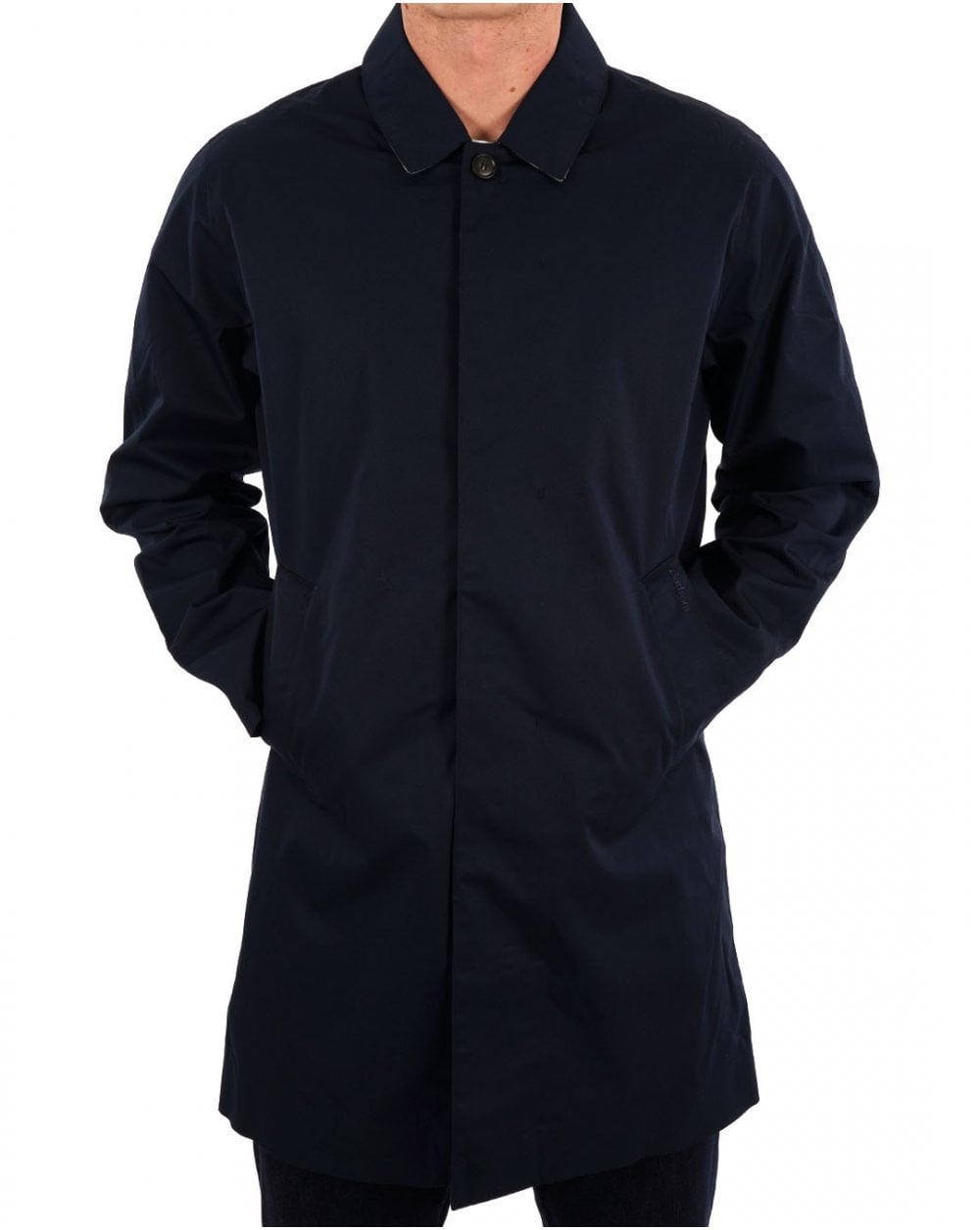 Barbour Rokig Waterproof Mac Navy