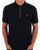 Trojan Ottoman Chrome Zip Polo Navy