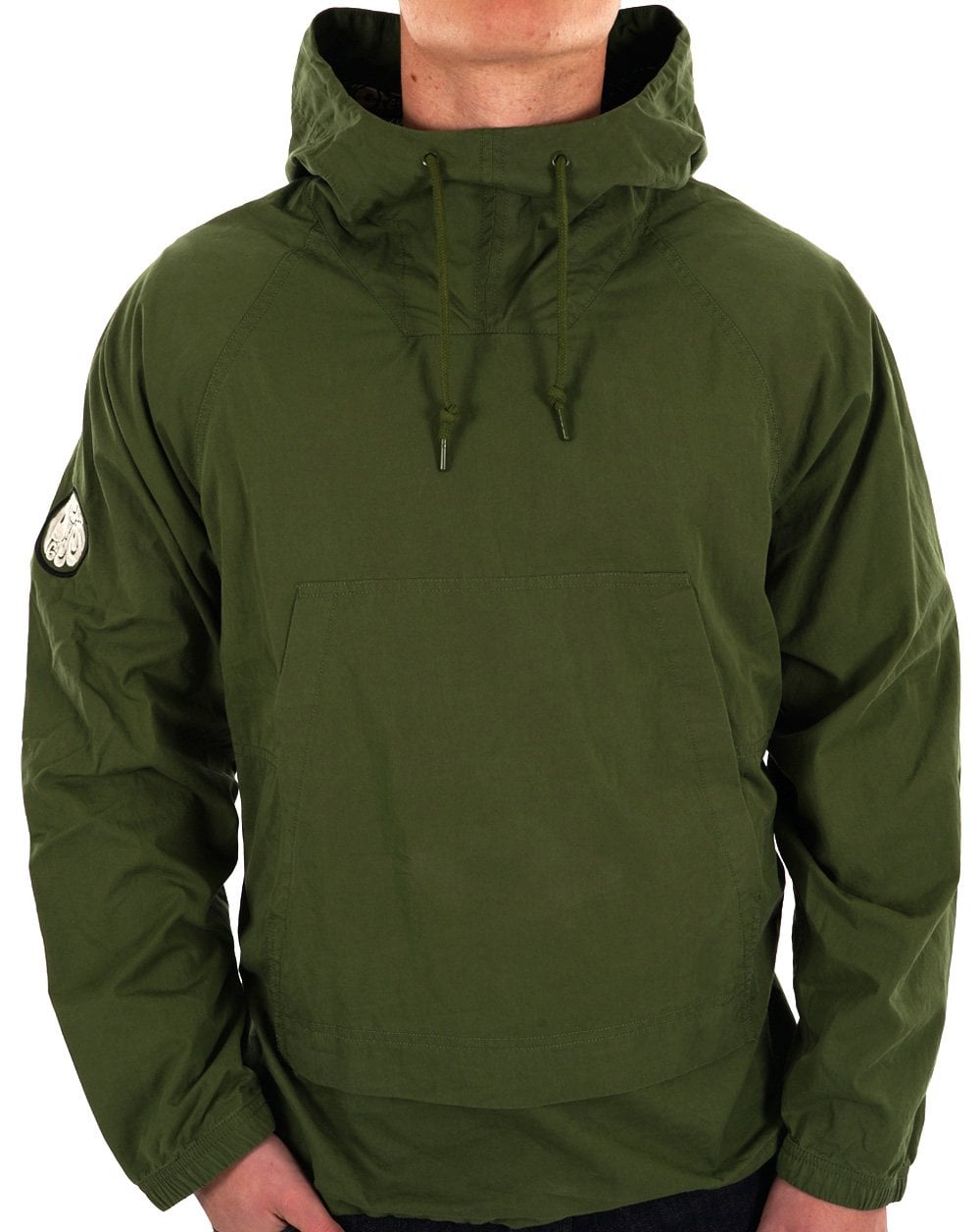 Pretty Green Feltham Smock Khaki Green