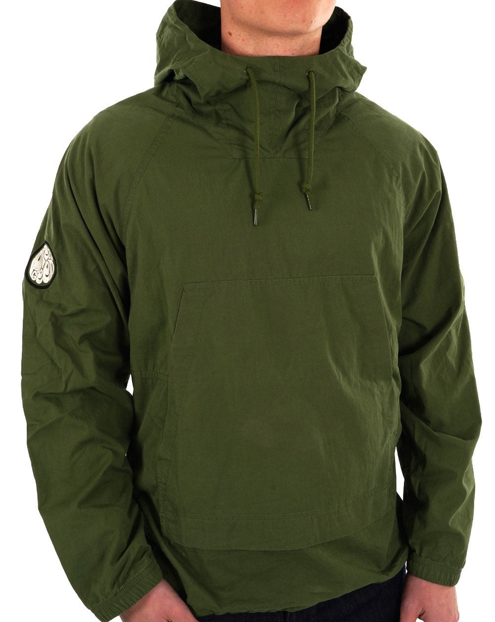 Pretty Green Feltham Smock Khaki Green
