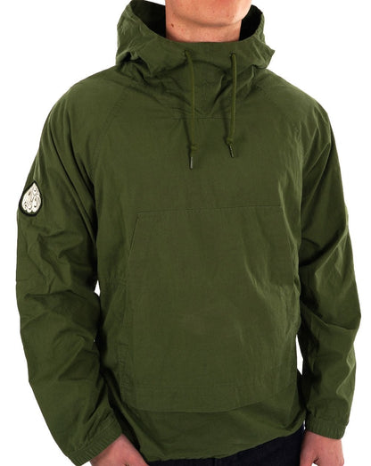 Pretty Green Feltham Smock Khaki Green