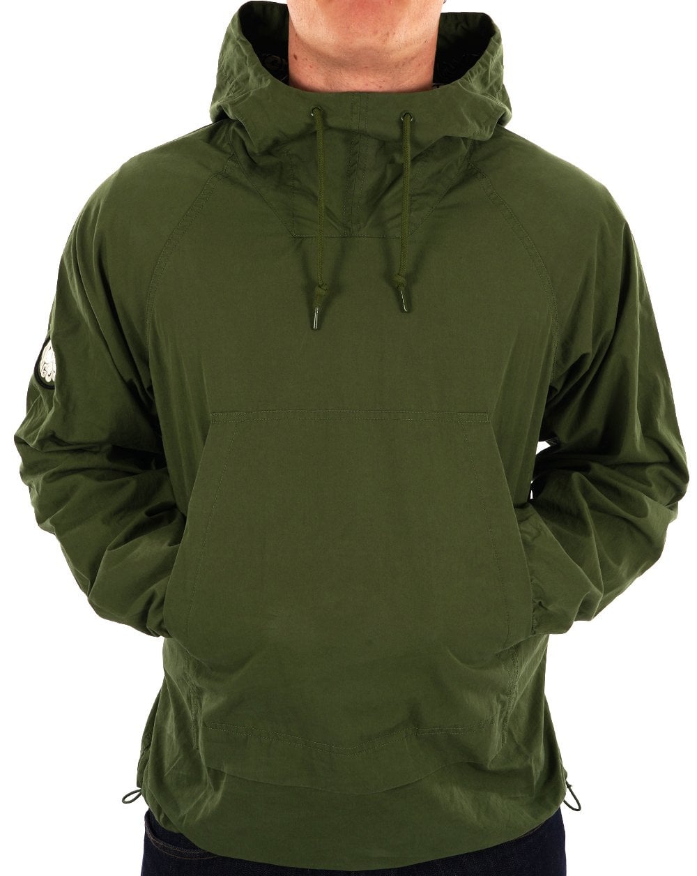 Pretty Green Feltham Smock Khaki Green
