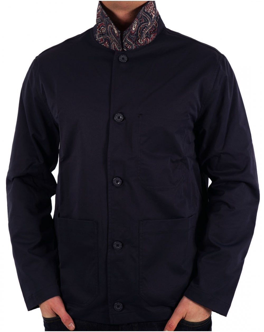 Pretty Green Didsbury Jacket Navy