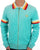Sergio Tacchini Slice Velour Track Top Pool Blue