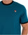 Fila Vintage Ringer T Shirt Lagoon Black