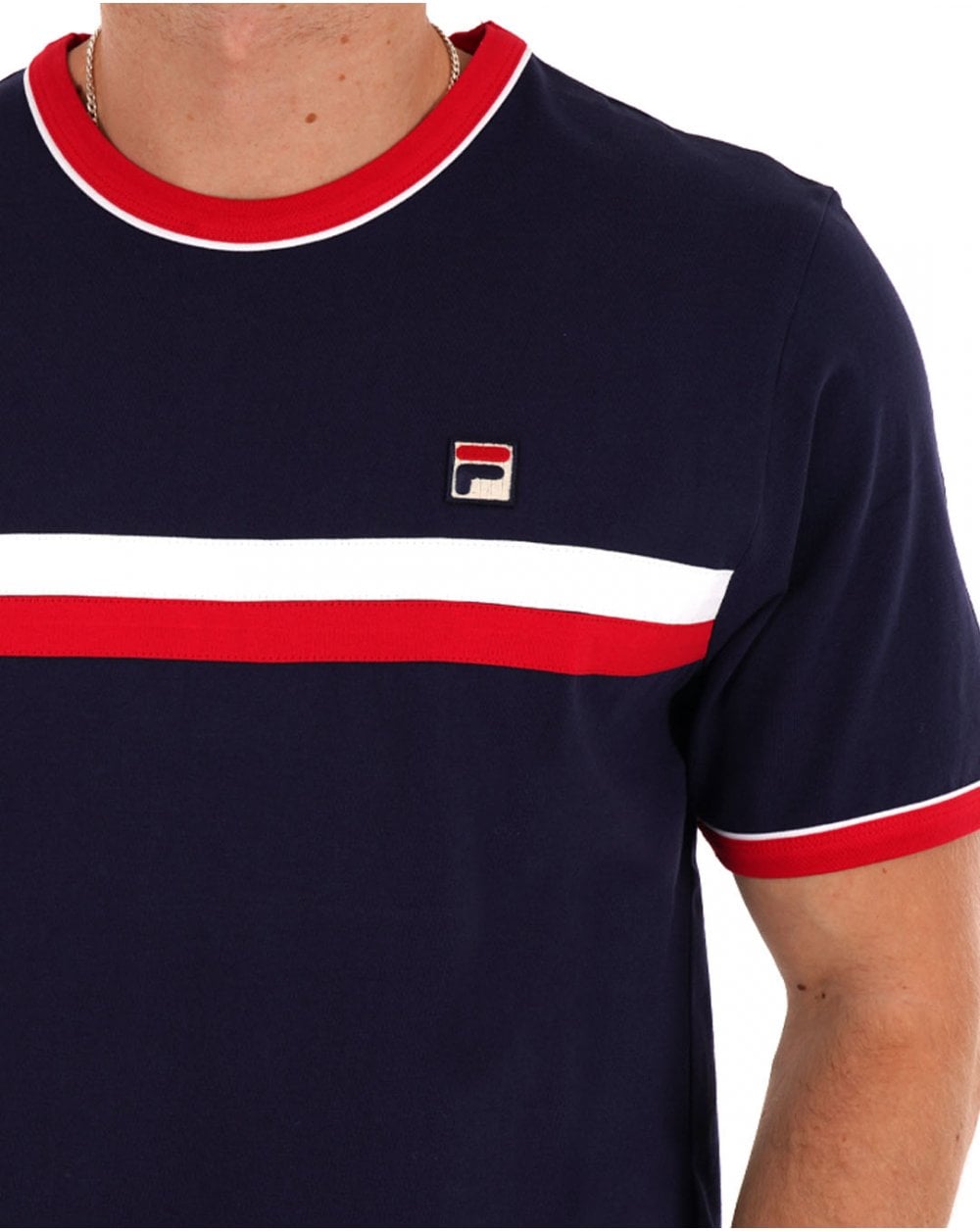 Fila Vintage Razee T Shirt Navy
