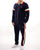 Sergio Tacchini Slice Velour Track Pants Navy Blue