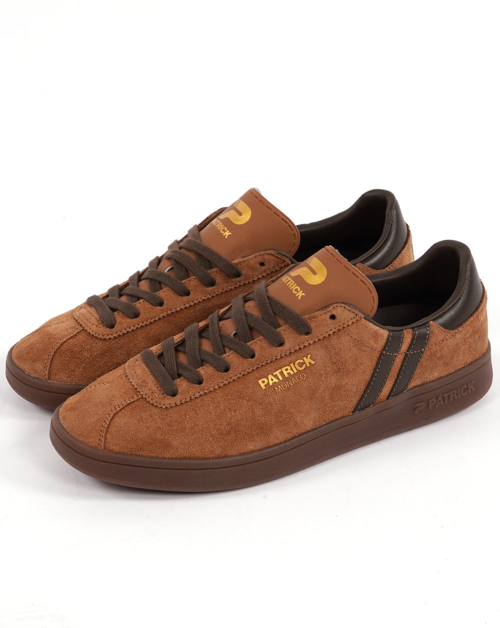 Patrick Monaco Trainers Camel Brown