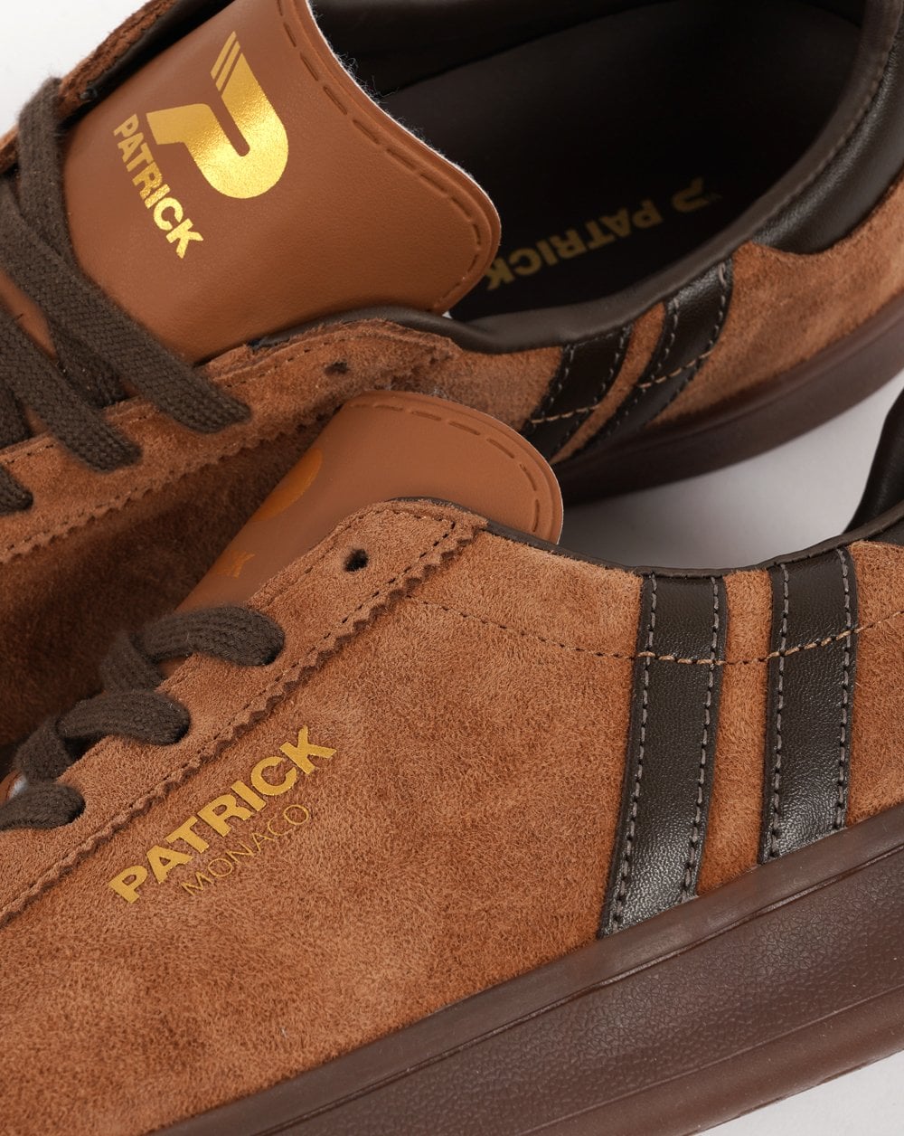 Patrick Monaco Trainers Camel Brown