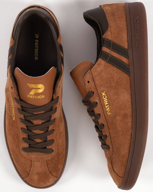 Patrick Monaco Trainers Camel Brown