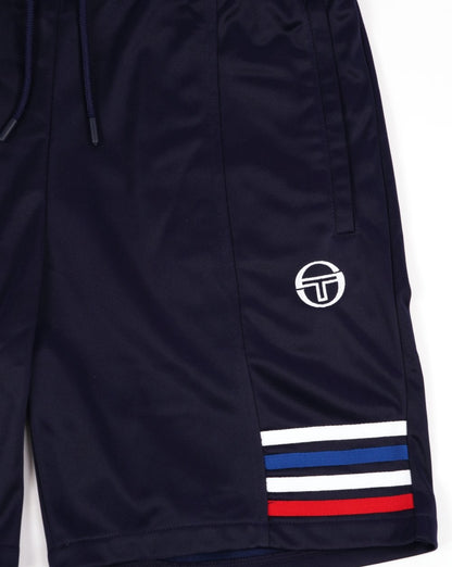 Sergio Tacchini Multi Stripe Shorts Navy Blue