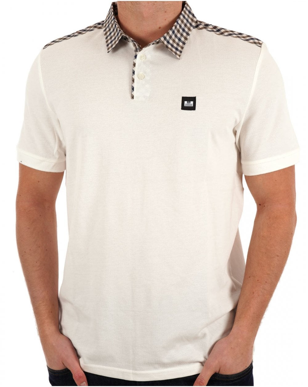 Weekend Offender Costa Polo Shirt Off White