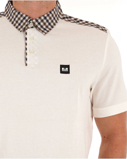 Weekend Offender Costa Polo Shirt Off White