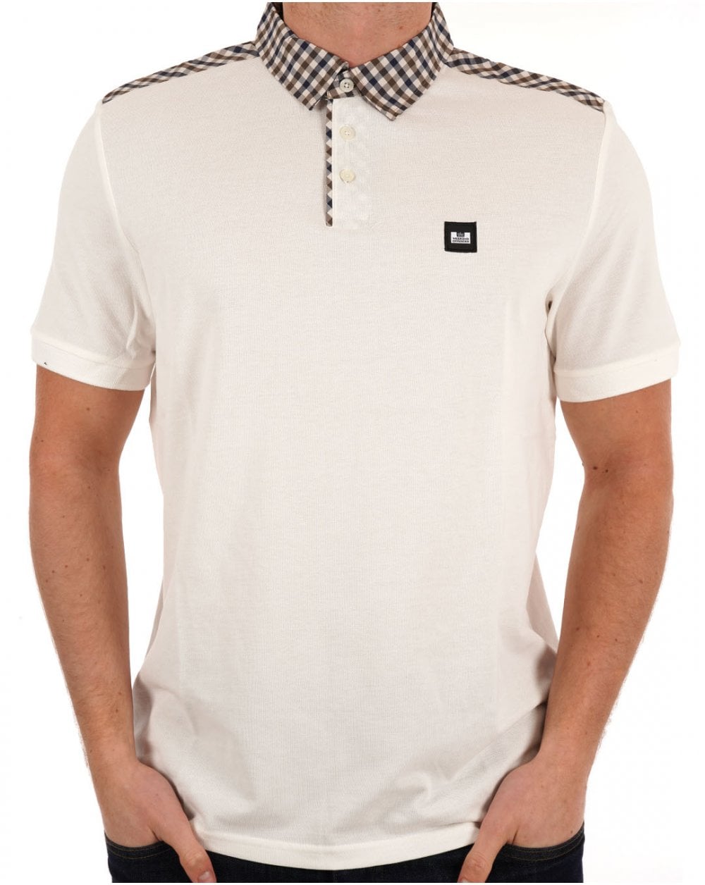 Weekend Offender Costa Polo Shirt Off White