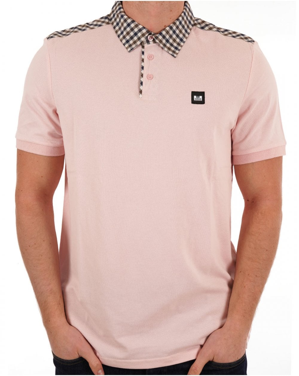 Weekend Offender Costa Polo Shirt Blush
