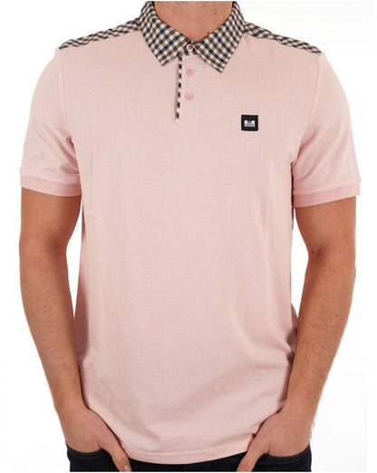 Weekend Offender Costa Polo Shirt Blush