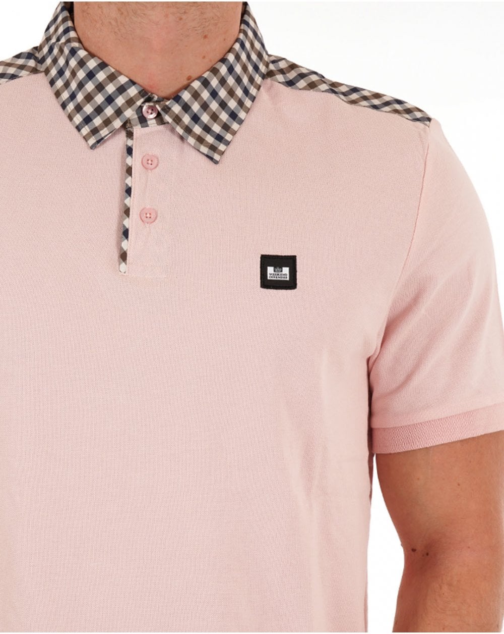 Weekend Offender Costa Polo Shirt Blush
