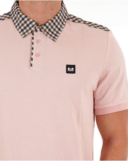 Weekend Offender Costa Polo Shirt Blush