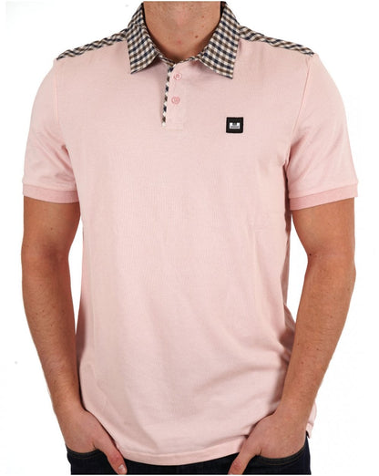 Weekend Offender Costa Polo Shirt Blush