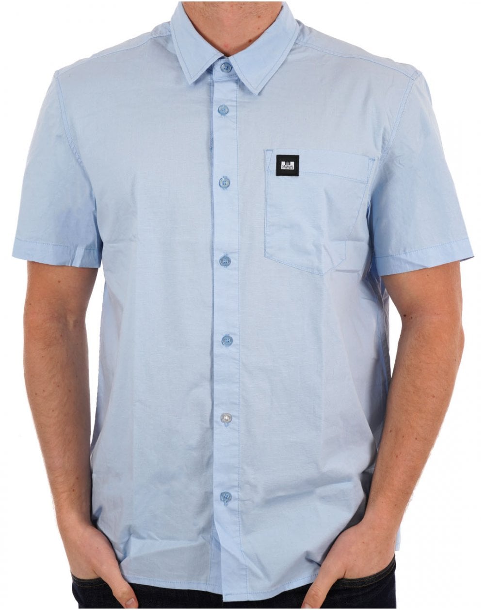 Weekend Offender Borak SS Shirt Sky Blue