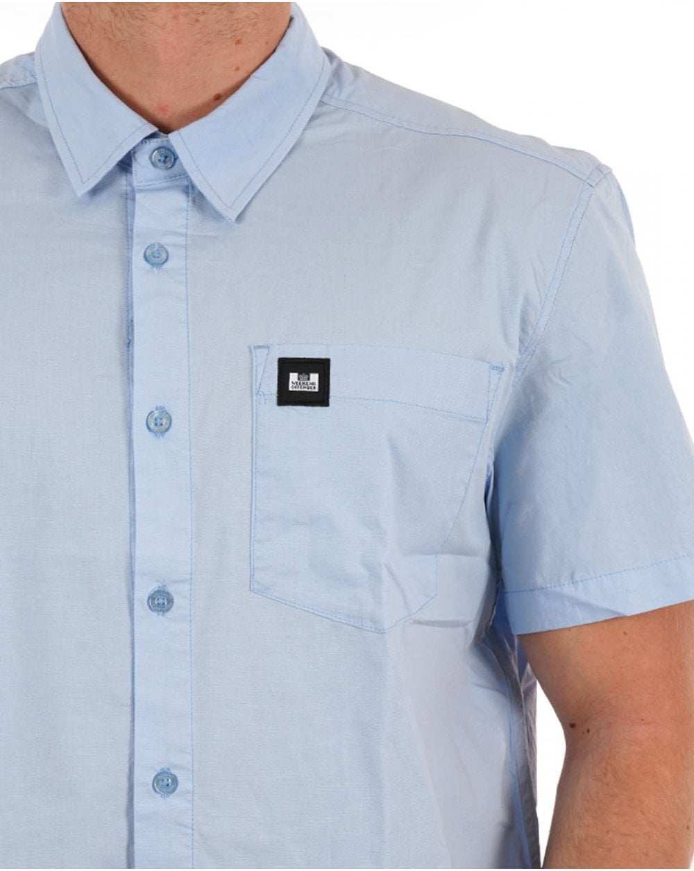 Weekend Offender Borak SS Shirt Sky Blue