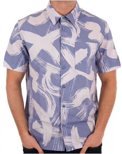 Weekend Offender Toshima Camo SS Shirt Soft Lilac