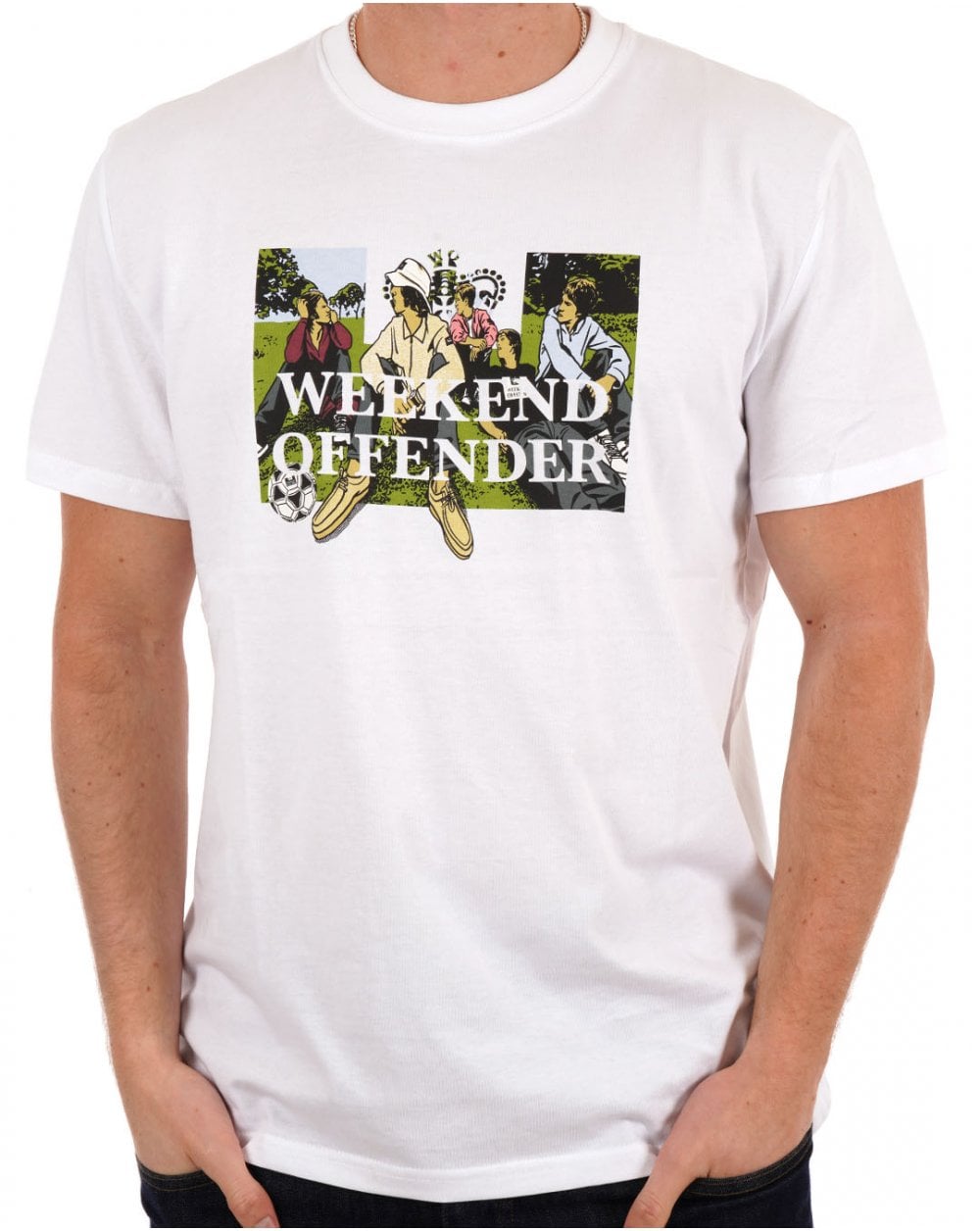 Weekend Offender Hymns T Shirt White