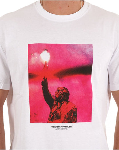 Weekend Offender Bagliore T Shirt White